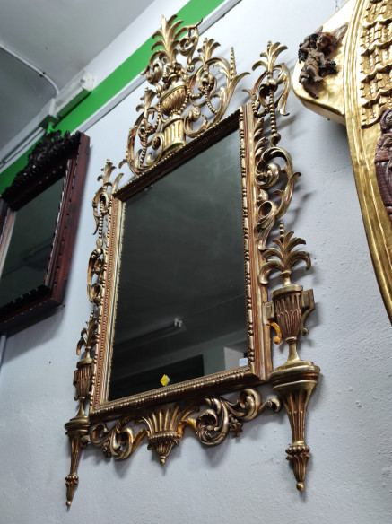 Espejo francés dorado
