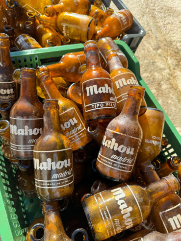 206 Botellines de cerveza MAHOU 20cl.