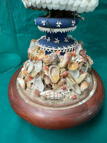 Fanal con Virgen del Carmen marinera decorada...