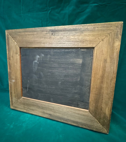 Fantástico óleo sobre tabla de Luis López de...