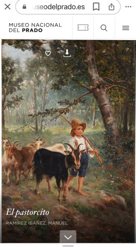 El pastorcillo firmado por J. Y. Sánchez,...