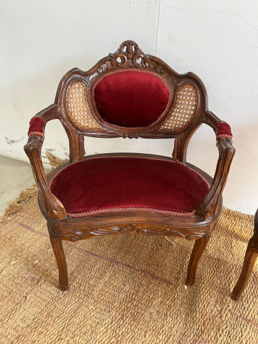 Pareja de sillones Napoleón III.