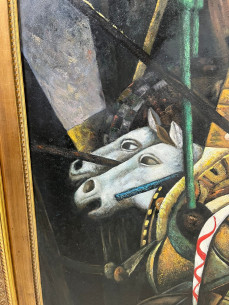 MOROS Y CRISTIANOS.  Excelente pintura muy colorida... 2