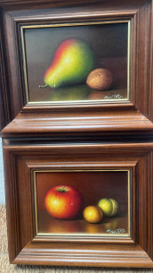 Pareja de cuadros hiperrealista del pintor malagueño... 2