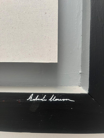 Retratos taurinos pintados en tabla por Roberto Moreno con marco en madera.