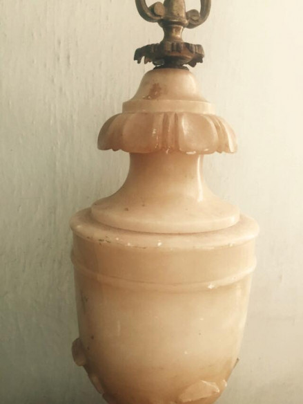 Copa de mármol de alabastro