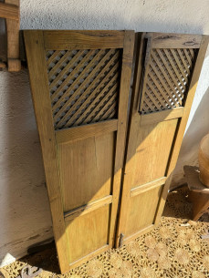 Puertas de alacena con celosía. 2