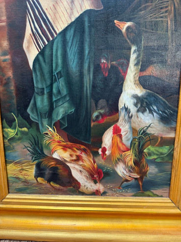 Bonita pareja de pinturas costumbrista firmadas...