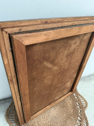 Bonito retrato firmado por el pintor Rodríguez...