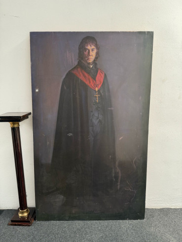 Óleo de Javier Bardem hecho para la película: Los Fantasma De Goya.