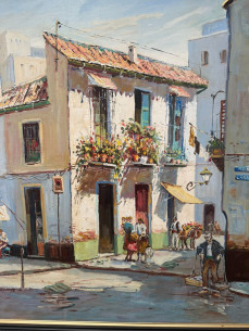 Pintura Malagueña del pintor Pedro Mendoza 2
