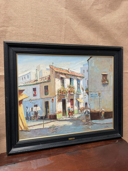 Pintura Malagueña del pintor Pedro Mendoza