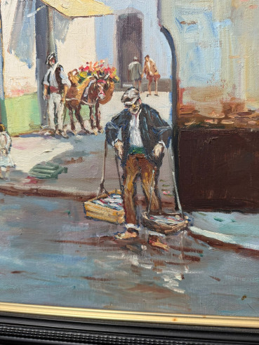 Pintura Malagueña del pintor Pedro Mendoza