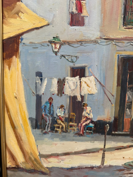 Pintura Malagueña del pintor Pedro Mendoza