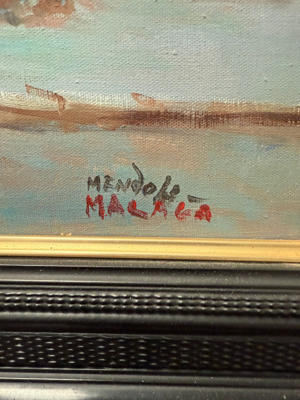 Pintura Malagueña del pintor Pedro Mendoza