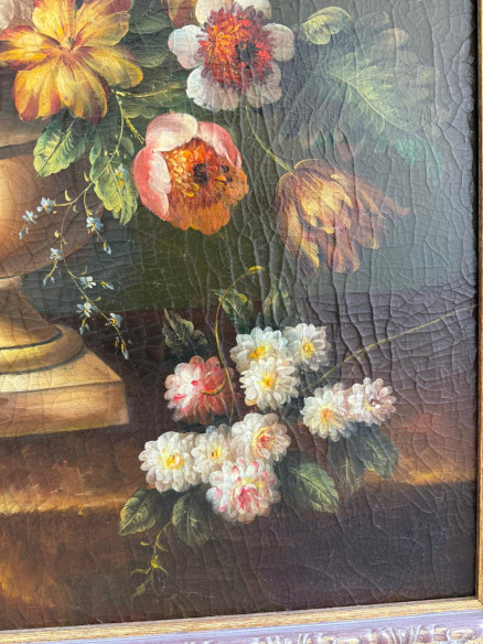 Gran bodegón de naturaleza muerta sobre copa (Juan Ayala).