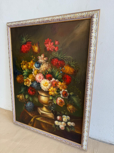 Gran bodegón de naturaleza muerta sobre copa (Juan Ayala).