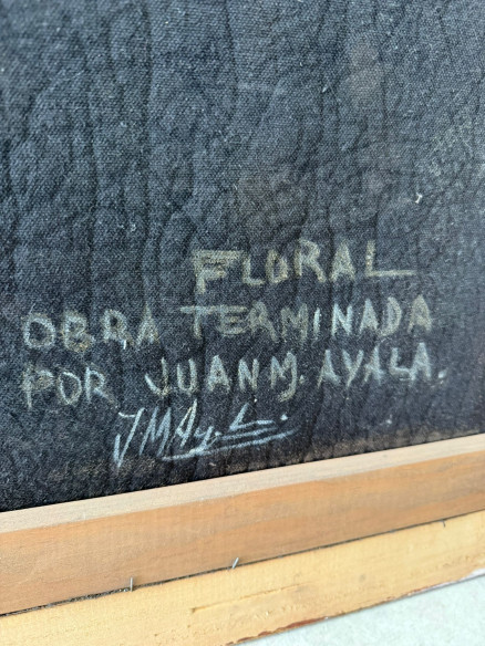 Gran bodegón de naturaleza muerta sobre copa (Juan Ayala).