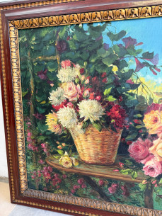 Preciosa pintura al óleo sobre lienzo del pintor... 2