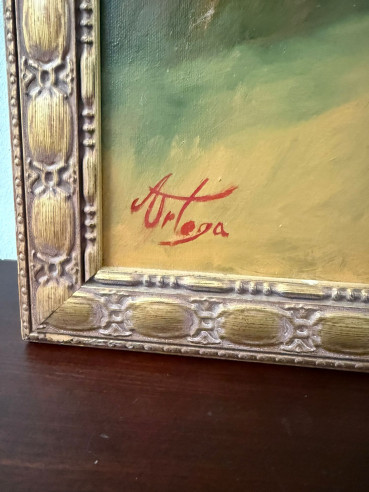 Pareja de caballos blancos al enganche,