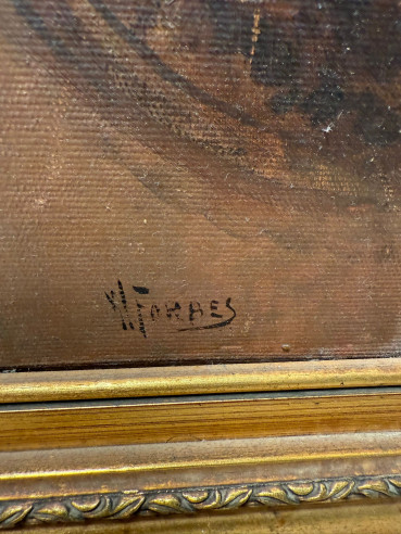 Paisaje Ingles S. XX, firmado.