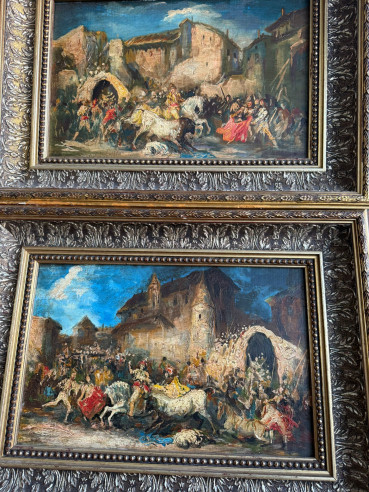 Fantástica pareja de tablas, fiestas goyescas...