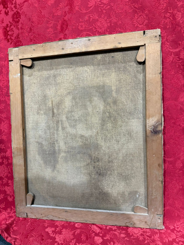 Cristo coronado de espinas, pintado óleo sobre...