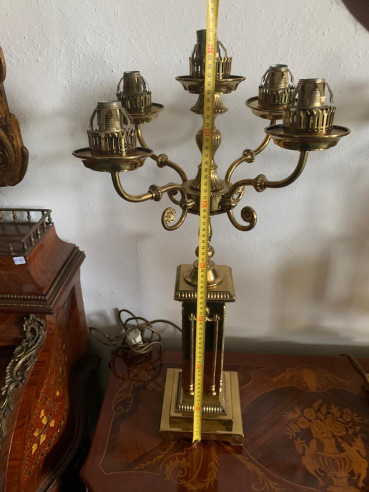 Candelabros de bronce estilo imperio