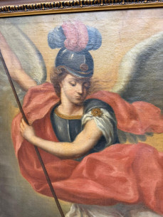 El Arcángel Miguel derrotando al demonio. 2