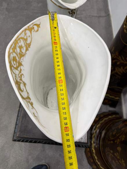 Gran pareja de jarrones isabelinos S. XIX,