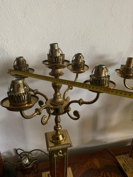 Candelabros de bronce estilo imperio