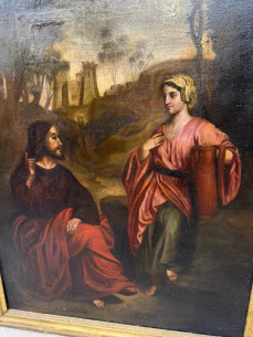 Jesús y la mujer samaritana en el pozo de Jacob. 2