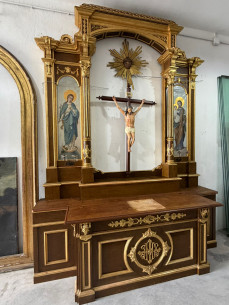 Gran retablo completo,