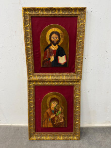 Veneración de Virgen María con el Niño Jesús y Cristo... 2