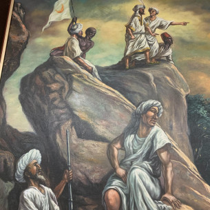 Óleo hombres explorando nuevos territorios 2