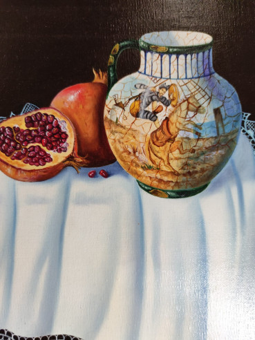 Pintura sobre lienzo, firmada