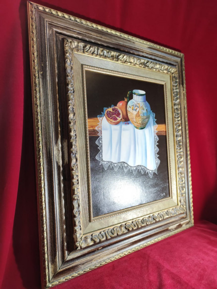 Pintura sobre lienzo, firmada
