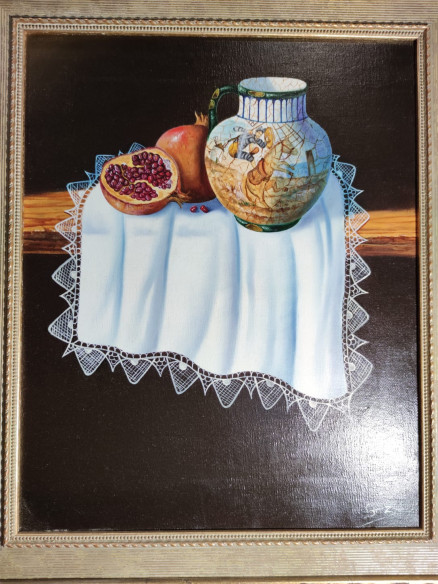 Pintura sobre lienzo, firmada
