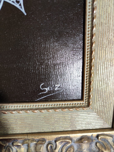 Pintura sobre lienzo, firmada
