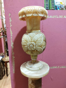 Gran columna de mármol alabastro 2