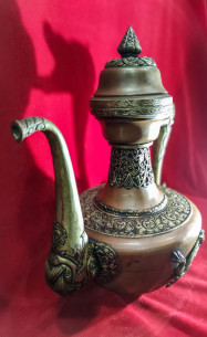 Tetera antigua metal árabe 2