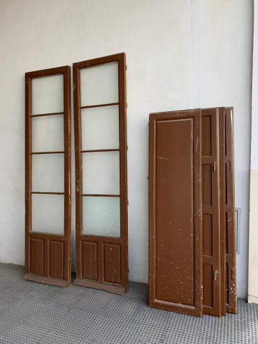 Pareja puertas de balconeras