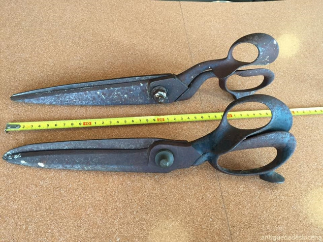 Tijeras de sastre antiguas