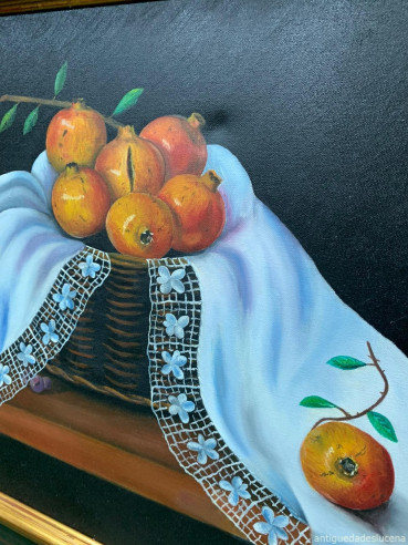 Pareja de bodegones pintados