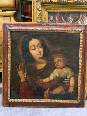 Pintura Nuestra Señora del Rosario
