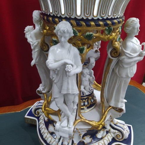 Centro de mesa en porcelana (4 estaciones)