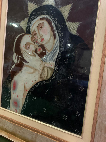 Pintura Virgen de las Angustias