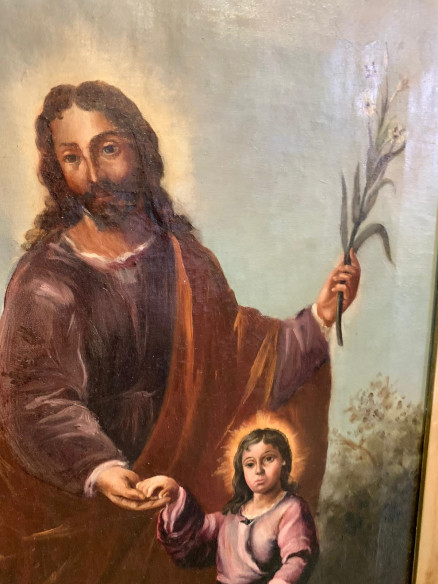 Pintura antigua San José