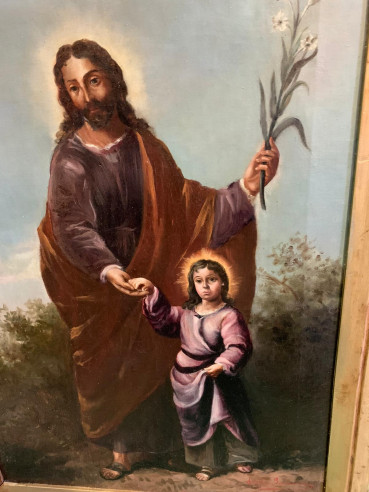 Pintura antigua San José