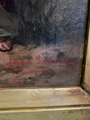 Pintura antigua San José